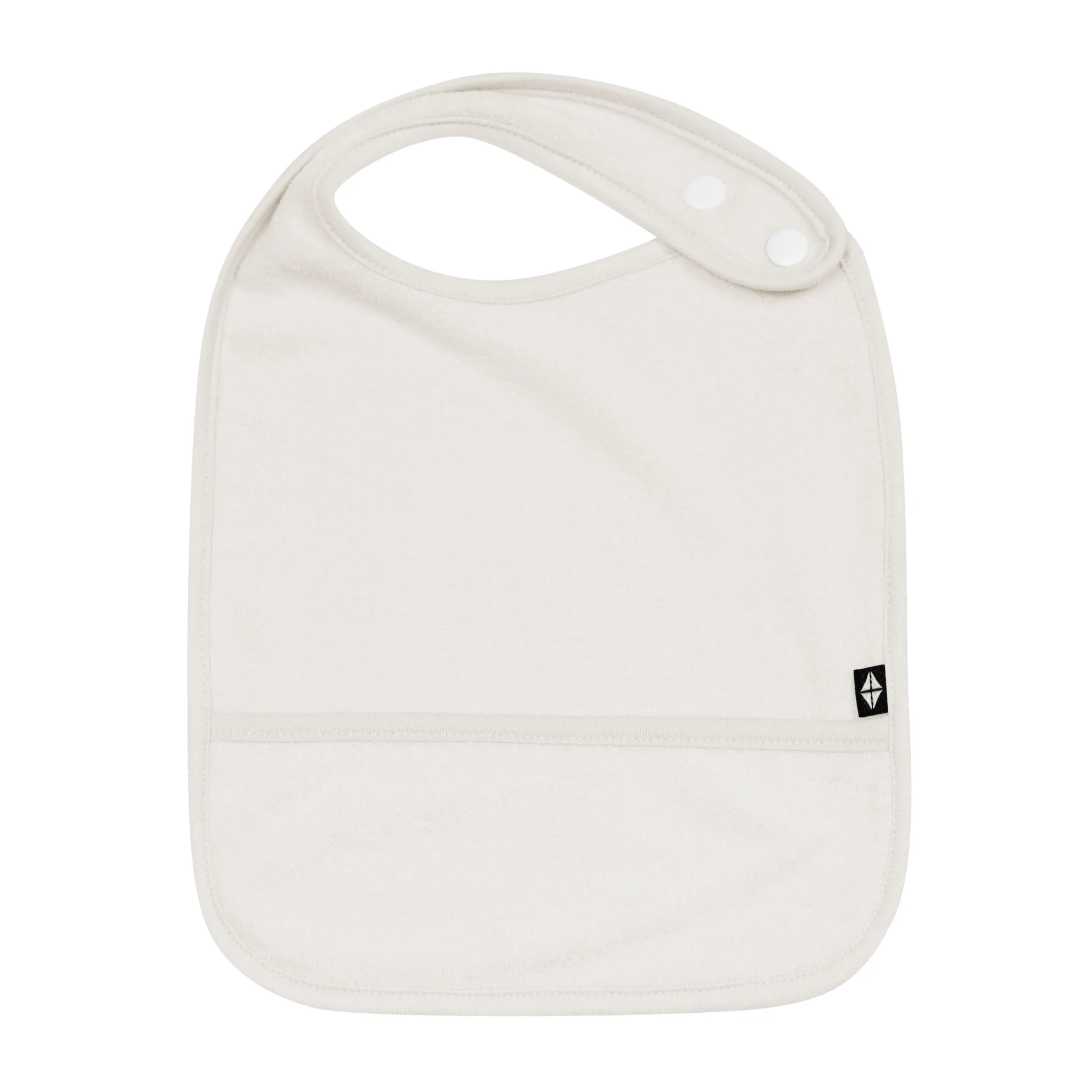 Kyte Baby Terry Pocket Bib in Oat Clearance