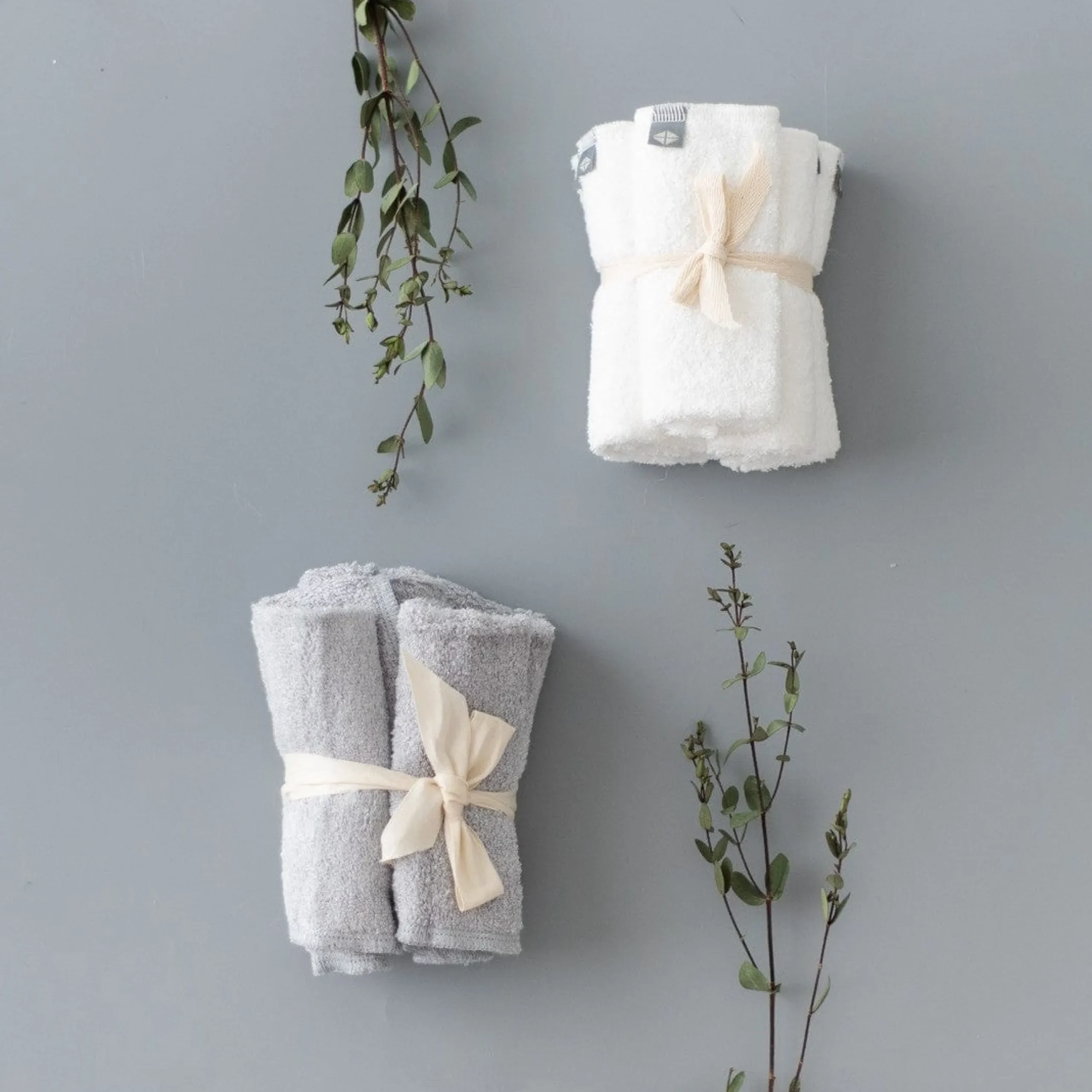 Kyte Baby Terry Washcloth 5-Pack in Cloud