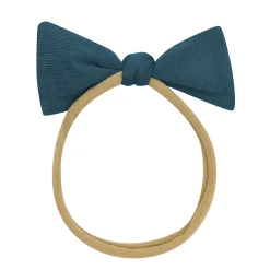 Kyte Baby Tiny Nylon Bow in Atlantic Hot