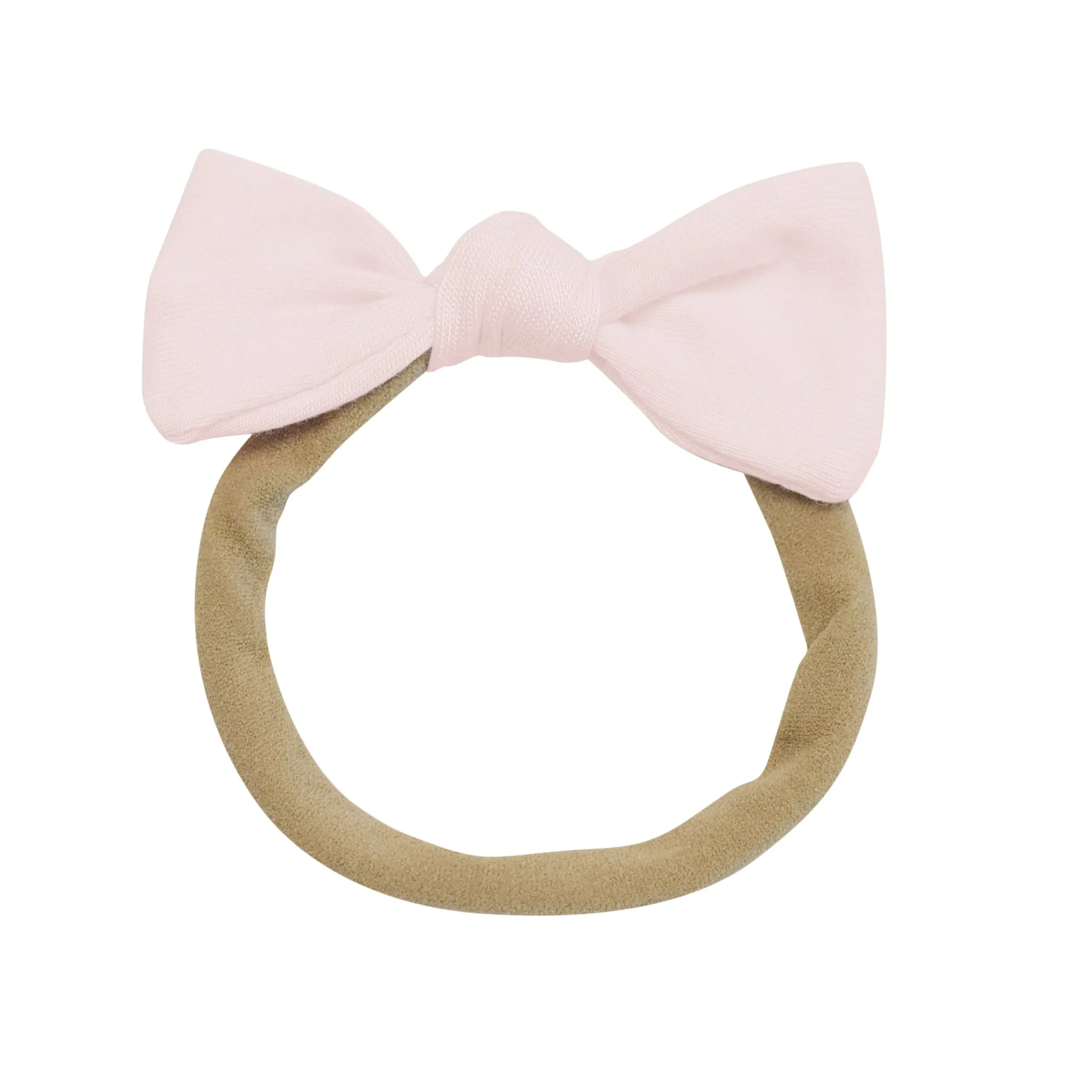 Kyte Baby Tiny Nylon Bow in Blush Best