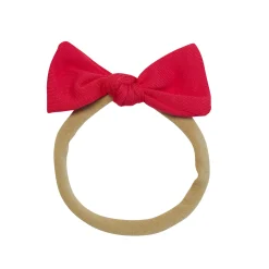 Kyte Baby Tiny Nylon Bow in Cardinal Best