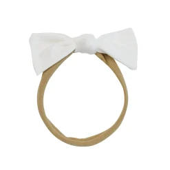 Kyte Baby Tiny Nylon Bow in Cloud Outlet