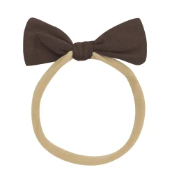 Kyte Baby Tiny Nylon Bow in Espresso
