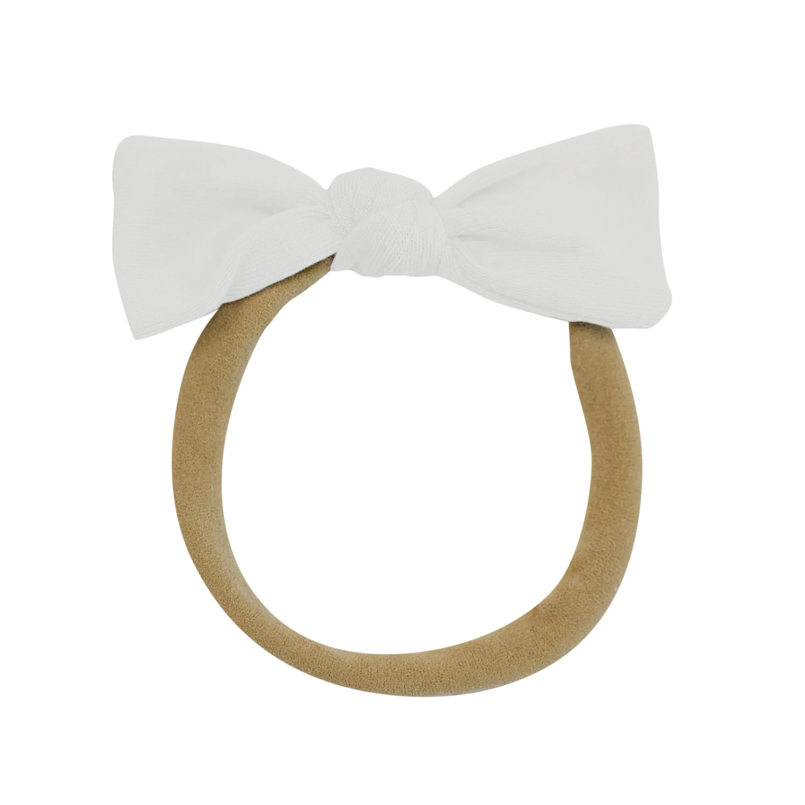 Kyte Baby Tiny Nylon Bow in Oat Sale