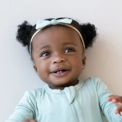 Kyte Baby Tiny Nylon Bow in Sage Online
