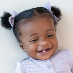 Kyte Baby Tiny Nylon Bow in Taro New