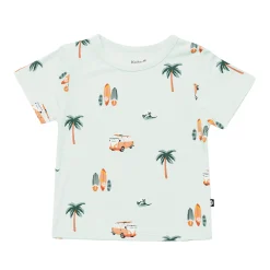 Kyte Baby Toddler Basic Tee in Dew Surf Clearance