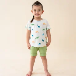 Kyte Baby Toddler Basic Tee in Ecru Roar Discount