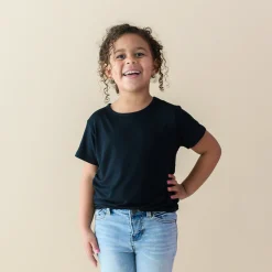 Kyte Baby Toddler Basic Tee in Midnight Discount