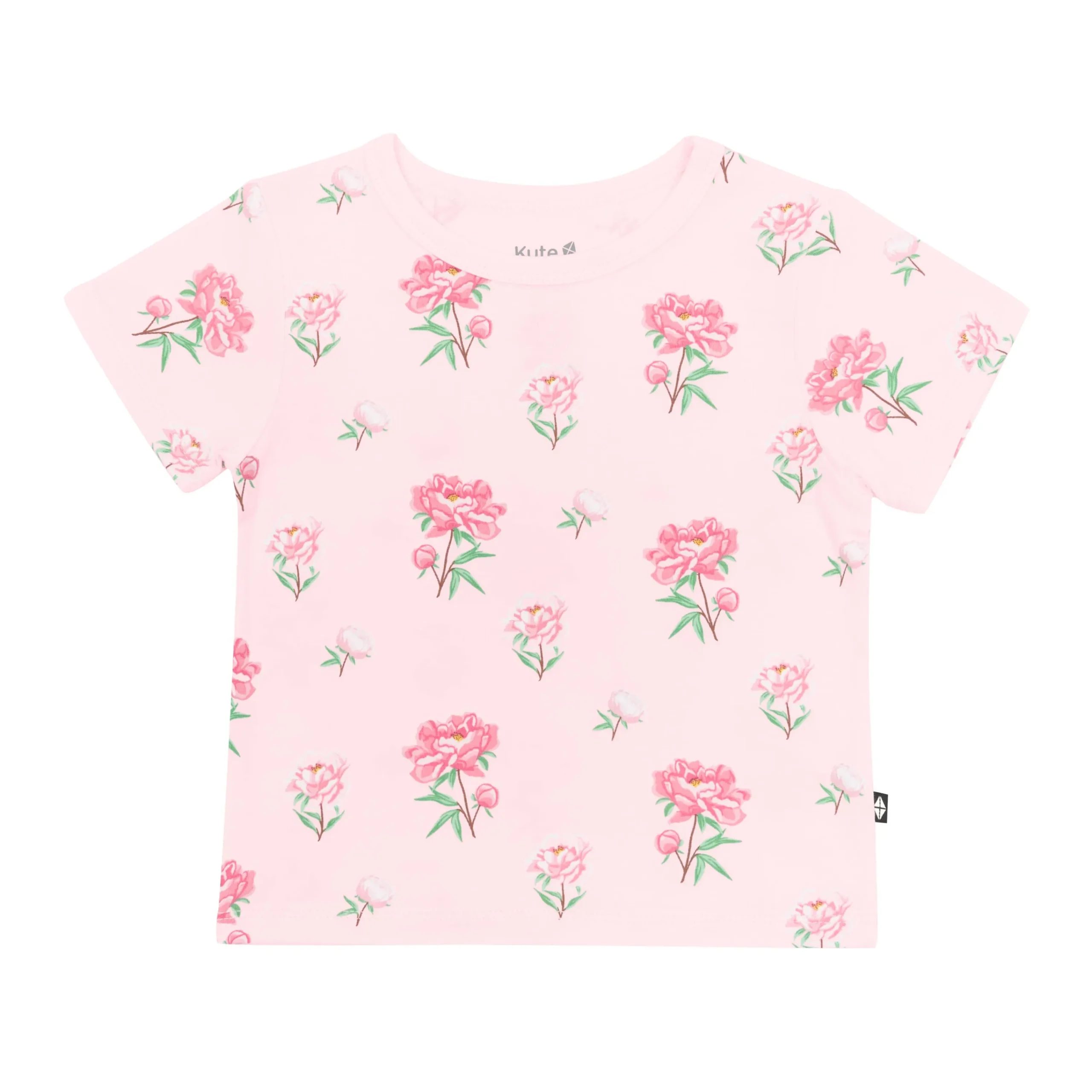 Kyte Baby Toddler Basic Tee in Sakura Peony