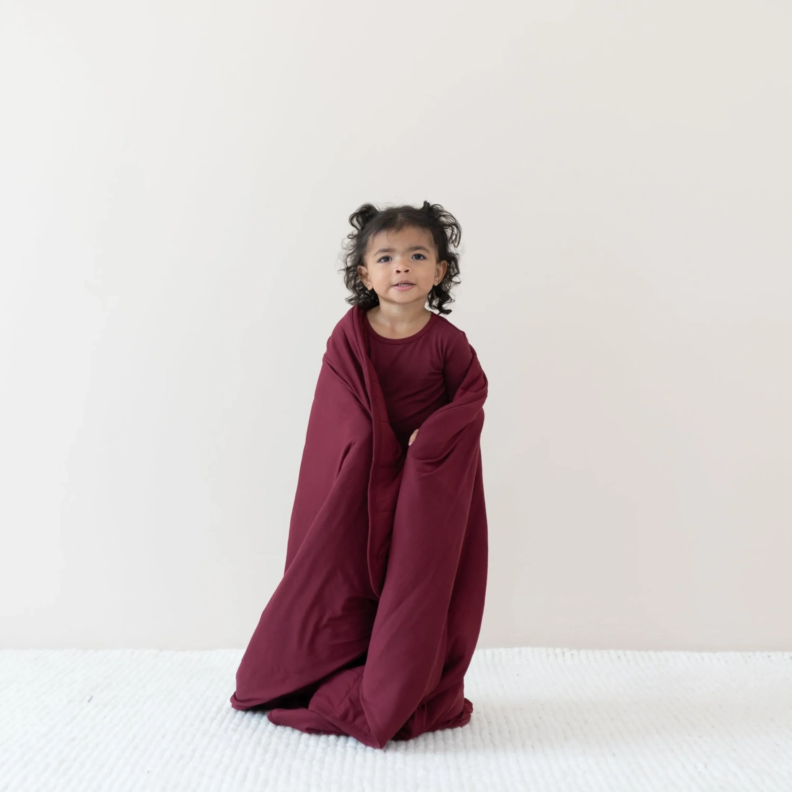 Kyte Baby Toddler Blanket in 2.5 Burgundy Best