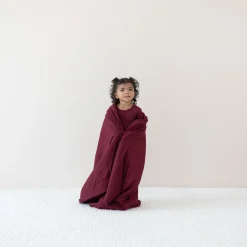 Kyte Baby Toddler Blanket in 2.5 Burgundy Best