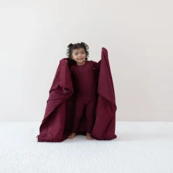 Kyte Baby Toddler Blanket in 2.5 Burgundy Best