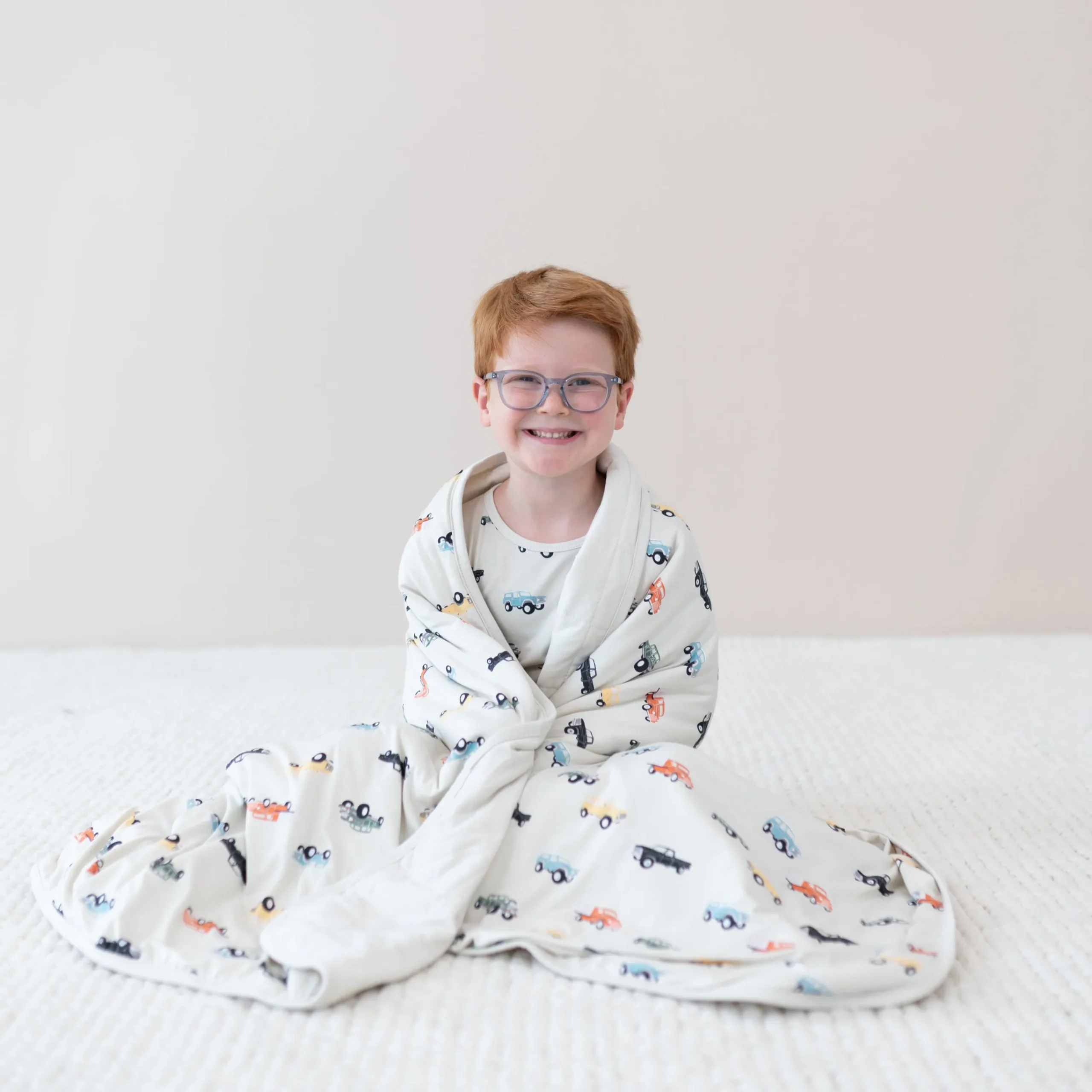 Kyte Baby Toddler Blanket in 1.0 Vintage Truck Best