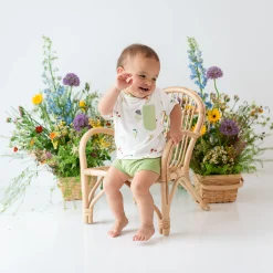Kyte Baby Toddler Crew Neck Tee in Wildflower Online