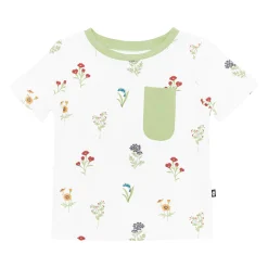 Kyte Baby Toddler Crew Neck Tee in Wildflower Online