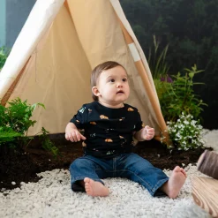 Kyte Baby Toddler Crew Neck Tee in Under the Stars Sale