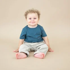 Kyte Baby Toddler Crew Neck Tee in Atlantic Best