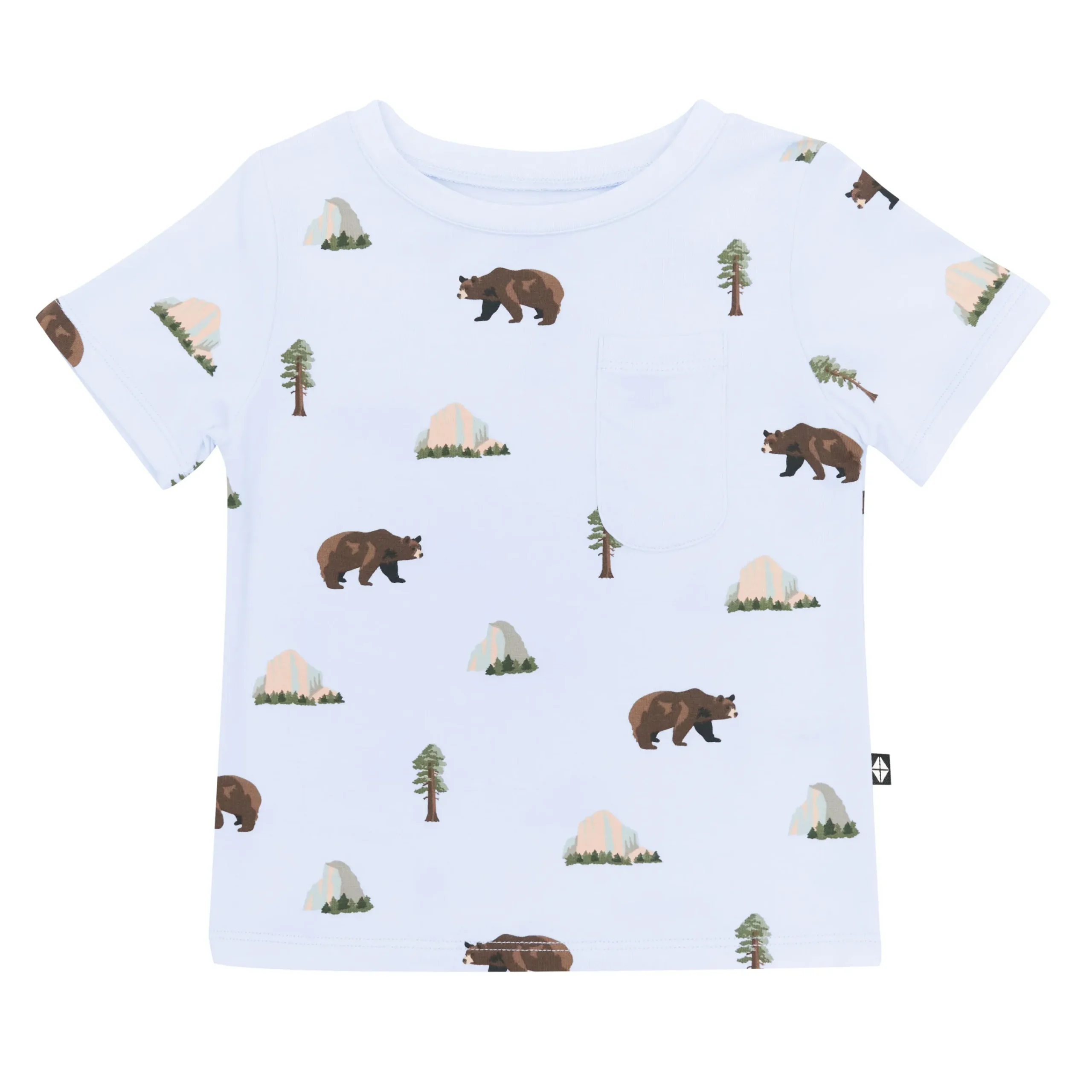 Kyte Baby Toddler Crew Neck Tee in Yosemite Clearance