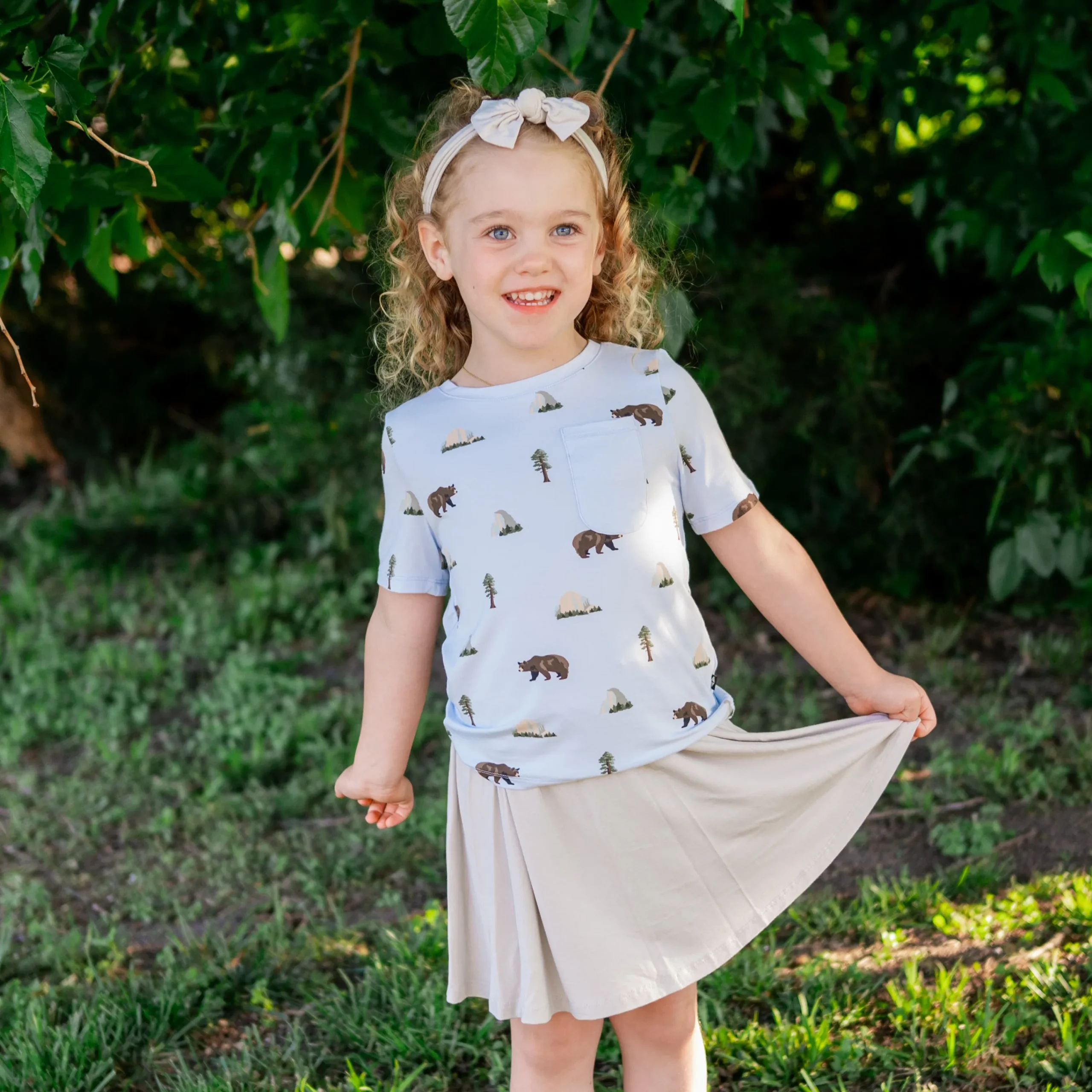 Kyte Baby Toddler Crew Neck Tee in Yosemite Clearance