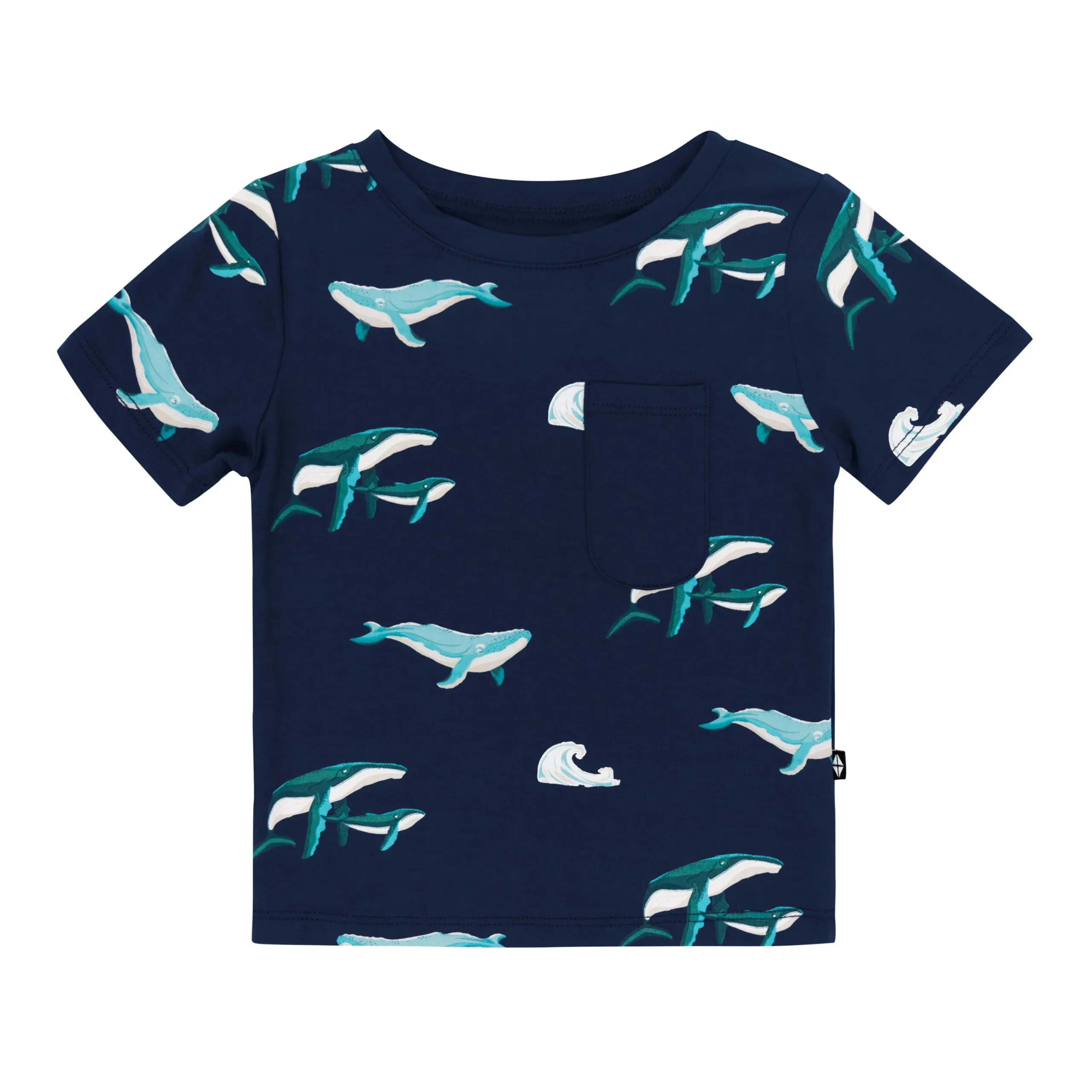 Kyte Baby Toddler Crew Neck Tee in Humpback Hot