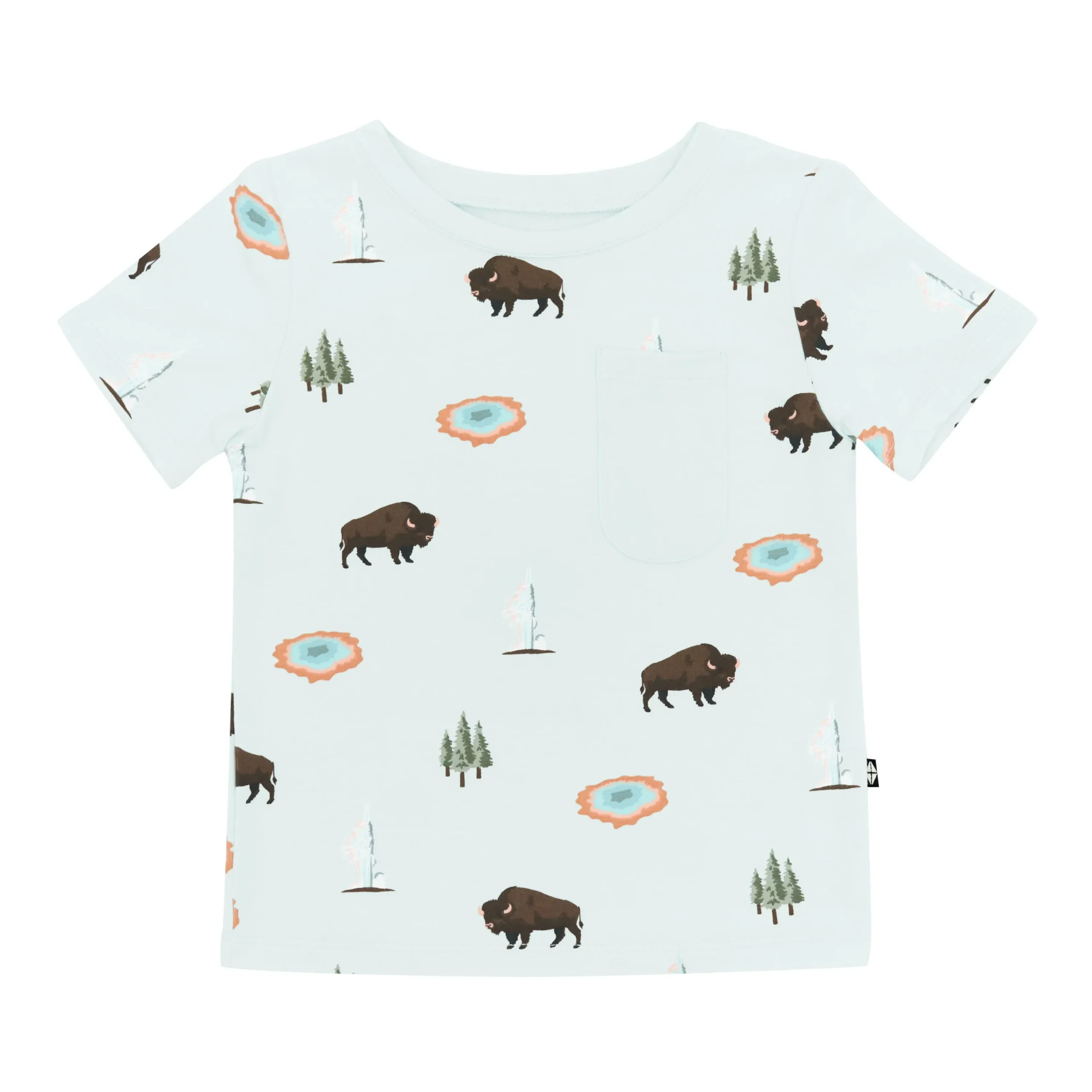 Kyte Baby Toddler Crew Neck Tee in Yellowstone
