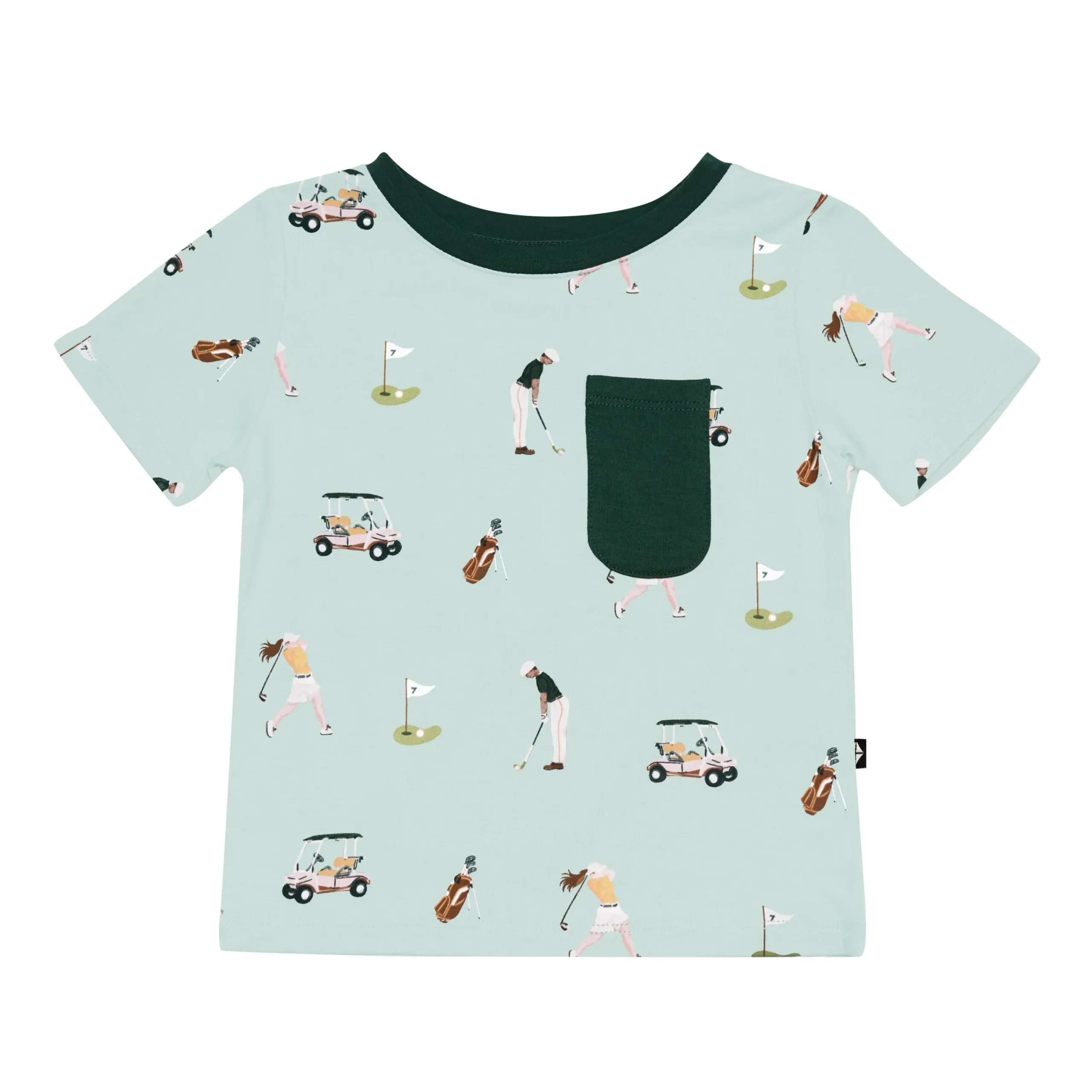 Kyte Baby Toddler Crew Neck Tee in Golf Clearance