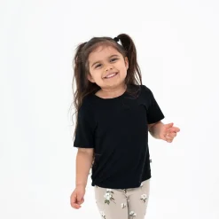 Kyte Baby Toddler Crew Neck Tee in Midnight Outlet