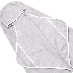 Kyte Baby Toddler Hooded Bath Towel in Storm with Cloud Trim Sale