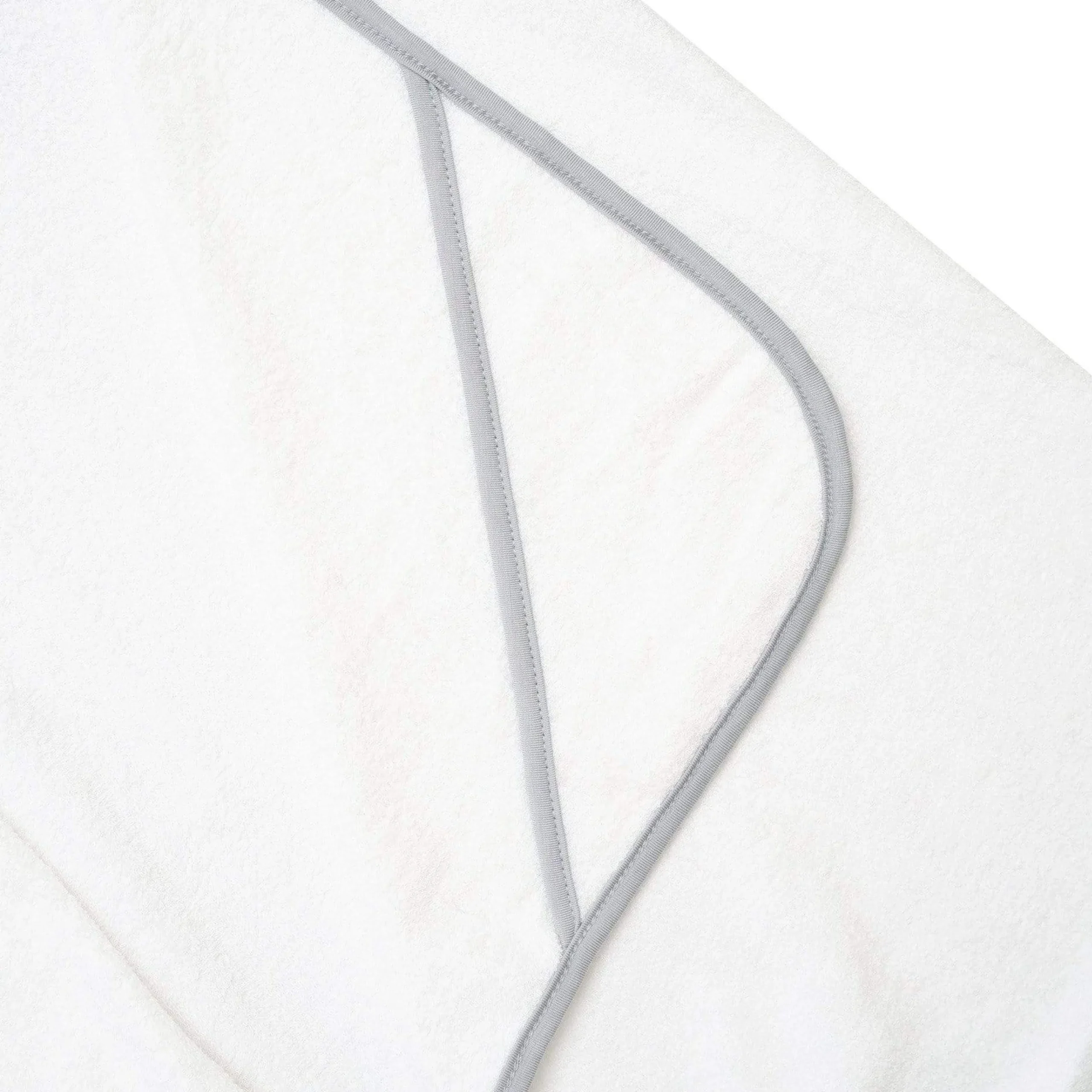 Kyte Baby Toddler Hooded Bath Towel in Cloud with Storm Trim Online