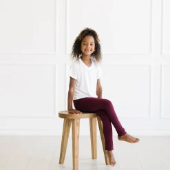 Kyte Baby Toddler Leggings in Burgundy Discount