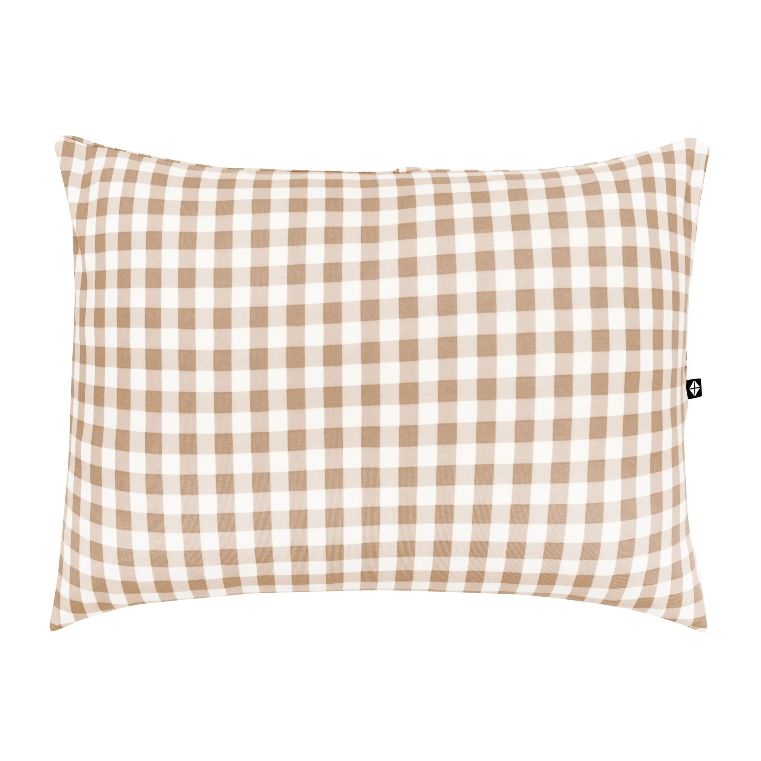 Kyte Baby Toddler Pillowcase in Gingham Bisque Online