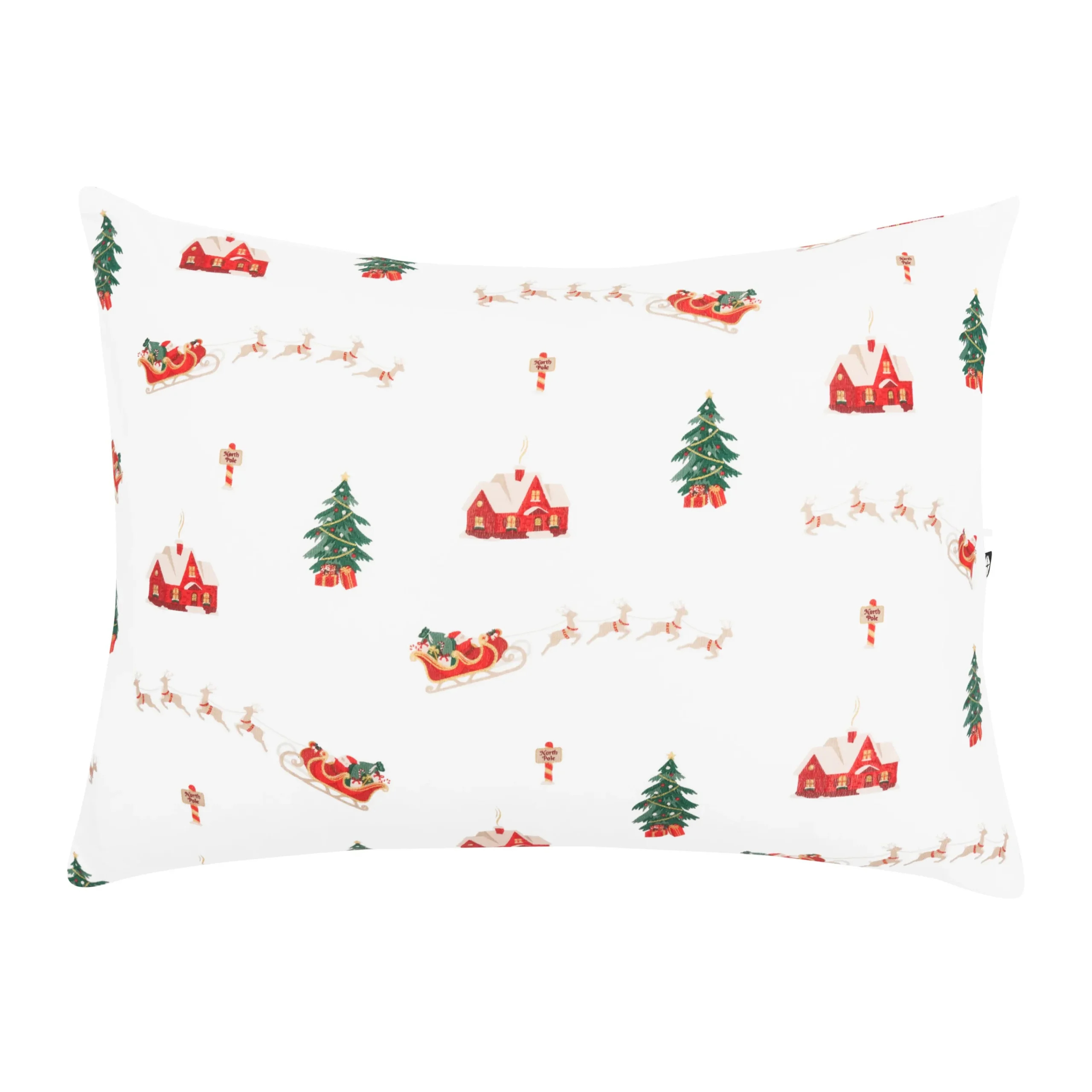 Kyte Baby Toddler Pillowcase in Santa Sleigh Sale