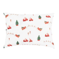 Kyte Baby Toddler Pillowcase in Santa Sleigh Sale