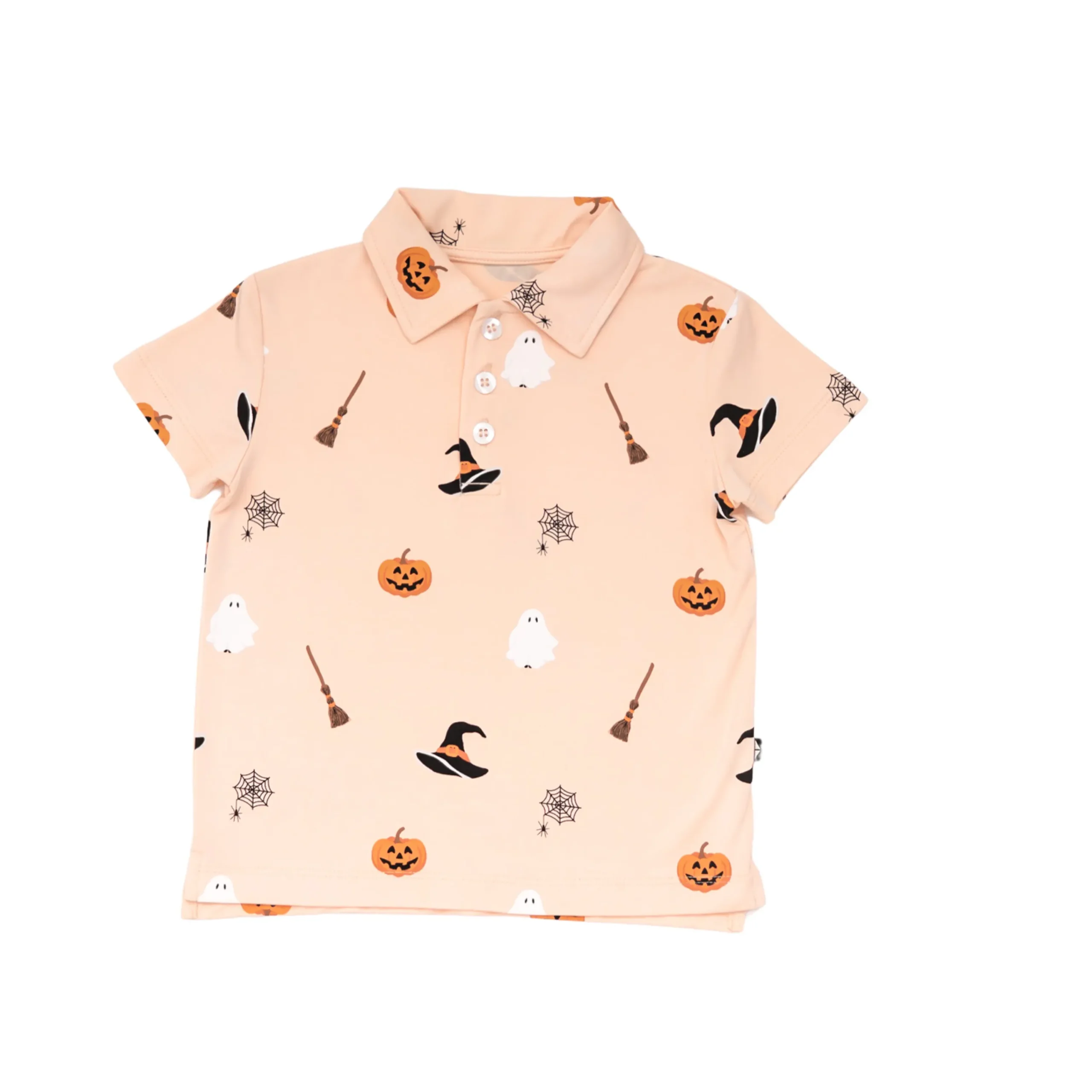 Kyte Baby Toddler Short Sleeve Polo in Bewitched