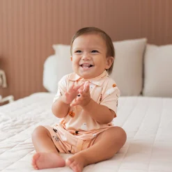 Kyte Baby Toddler Short Sleeve Polo in Bewitched