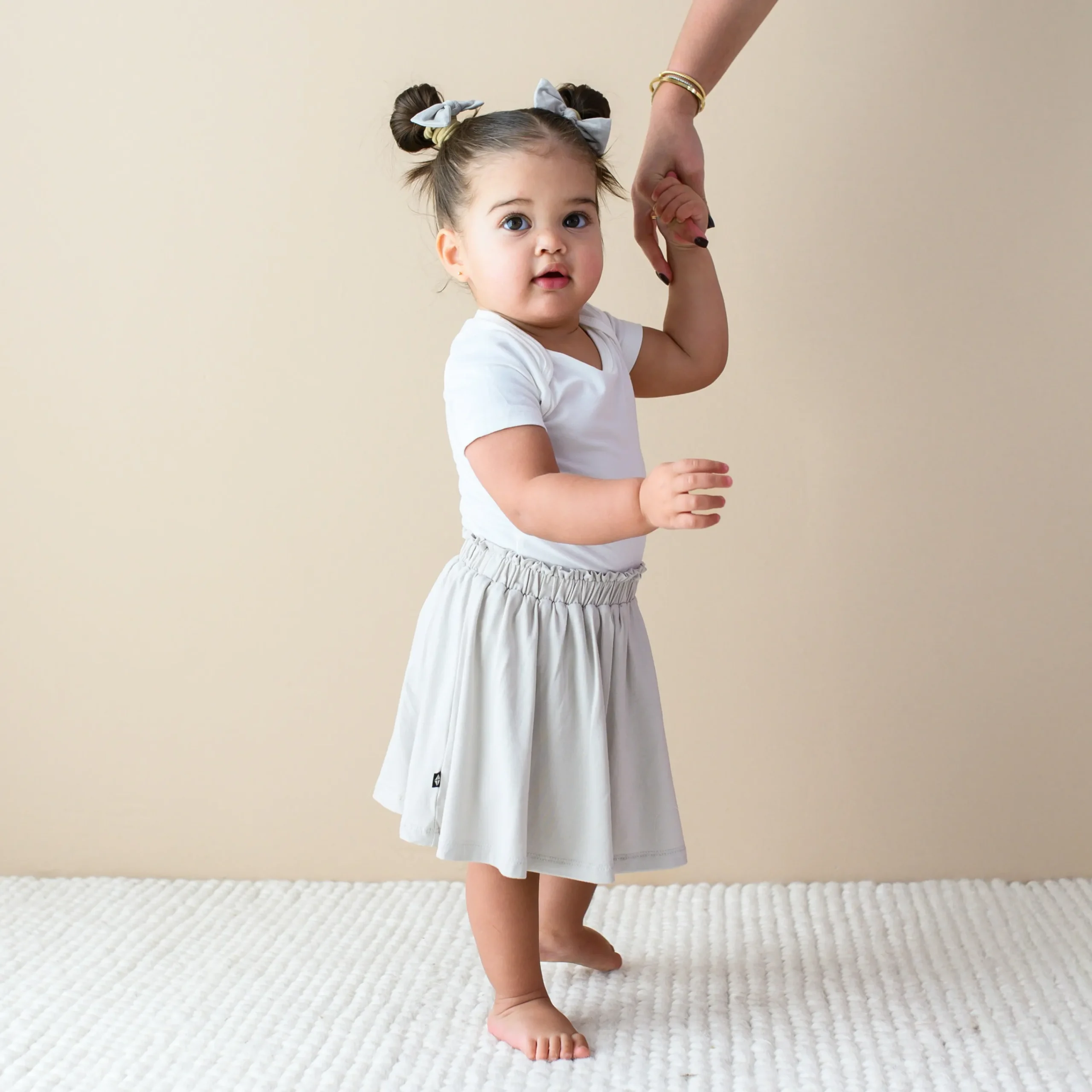 Kyte Baby Toddler Skort in Oat