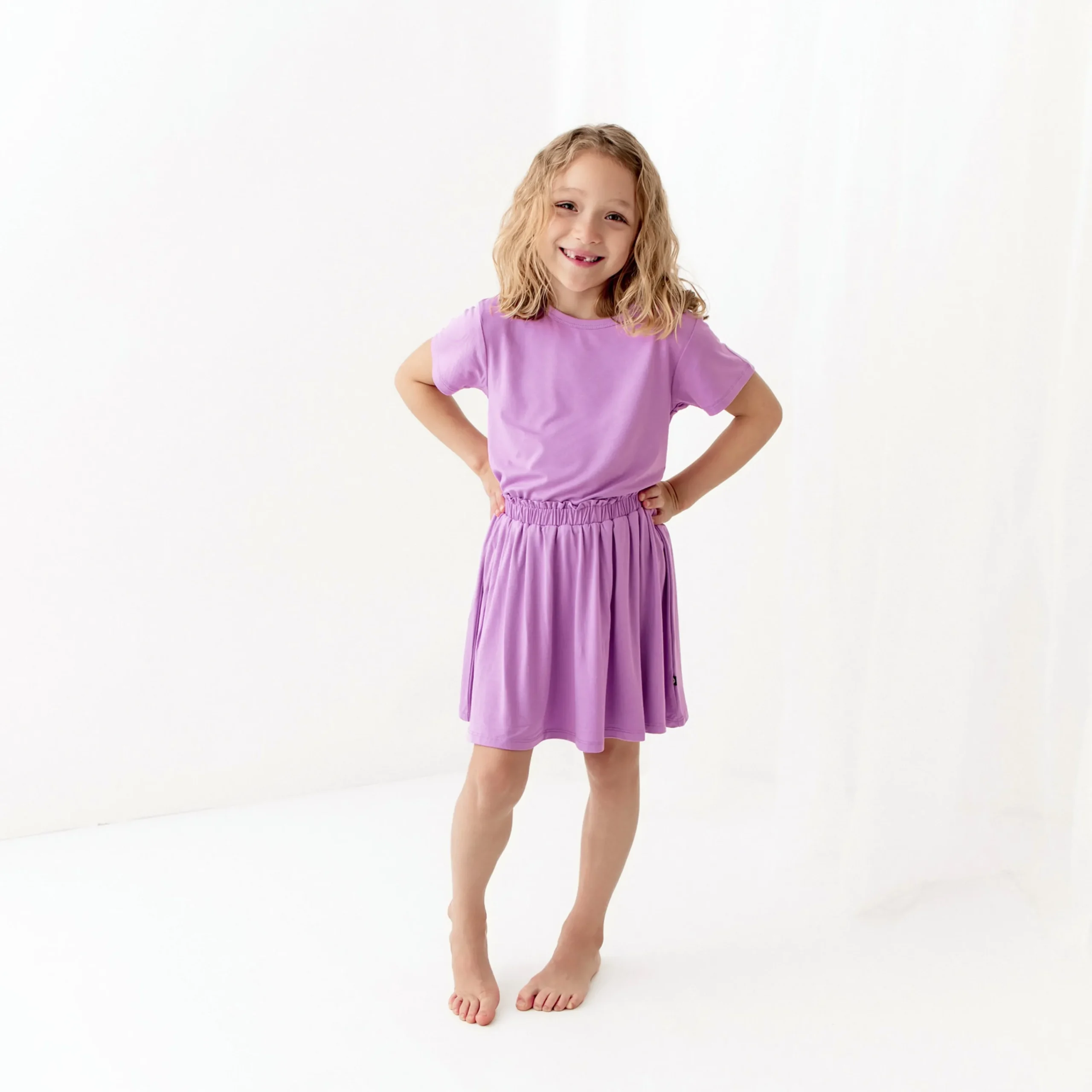 Kyte Baby Toddler Skort in Poi Outlet