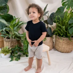 Kyte Baby Toddler V-Neck Tee in Midnight Hot