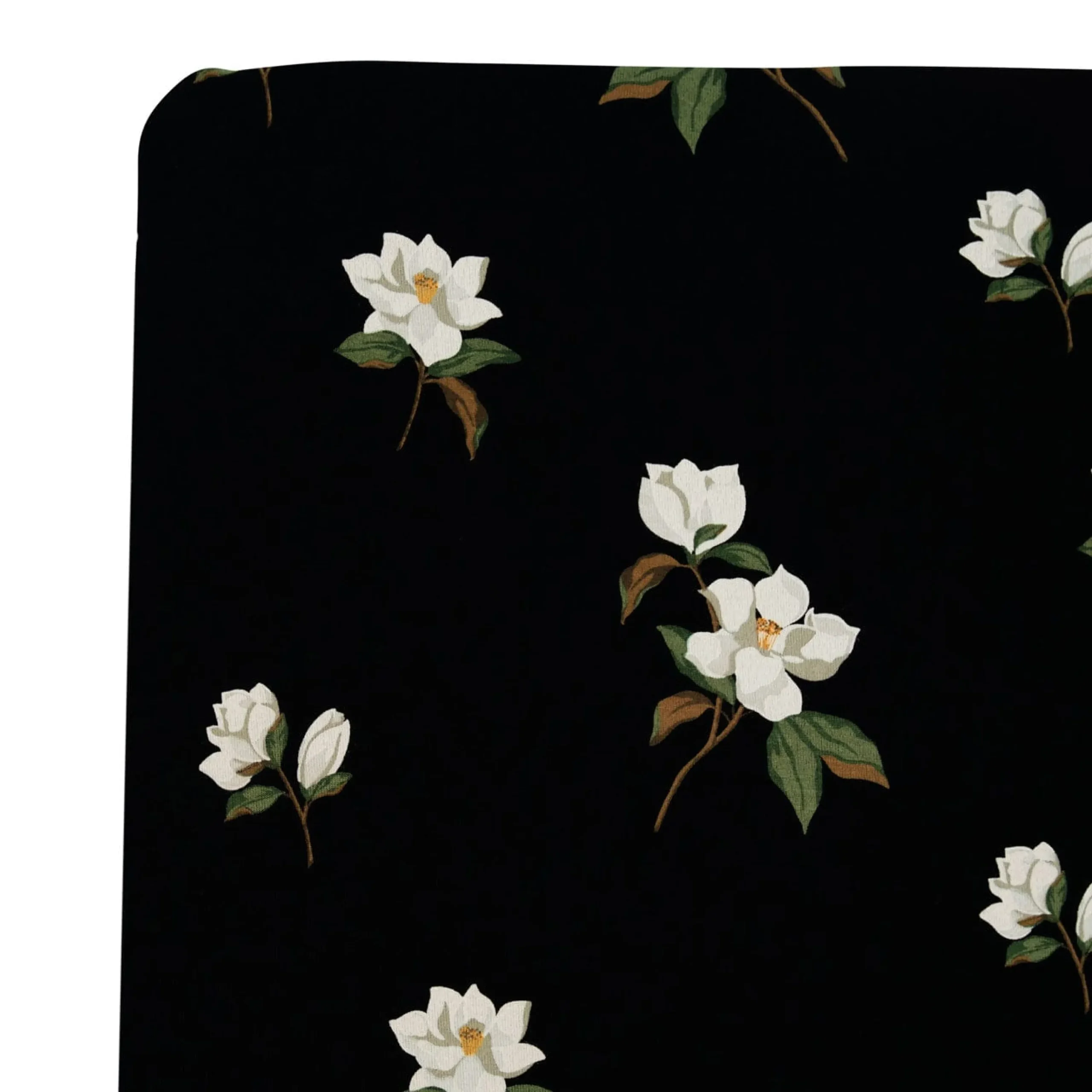 Kyte Baby Twin Sheet in Big Midnight Magnolia