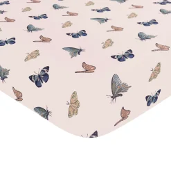 Kyte Baby Twin Sheet in Blush Butterfly Discount