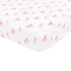 Kyte Baby Twin Sheet in Bow Outlet