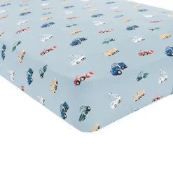 Kyte Baby Twin Sheet in Construction Hot
