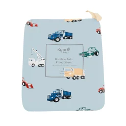 Kyte Baby Twin Sheet in Construction Hot