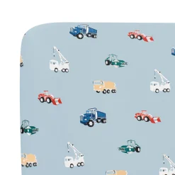 Kyte Baby Twin Sheet in Construction Hot