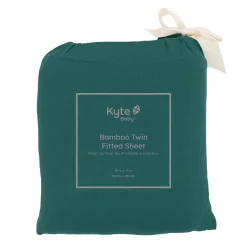 Kyte Baby Twin Sheet in Emerald New