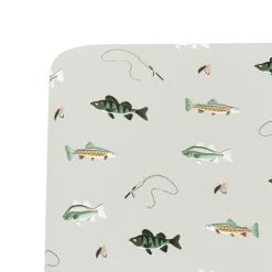 Kyte Baby Twin Sheet in Fishing Hot
