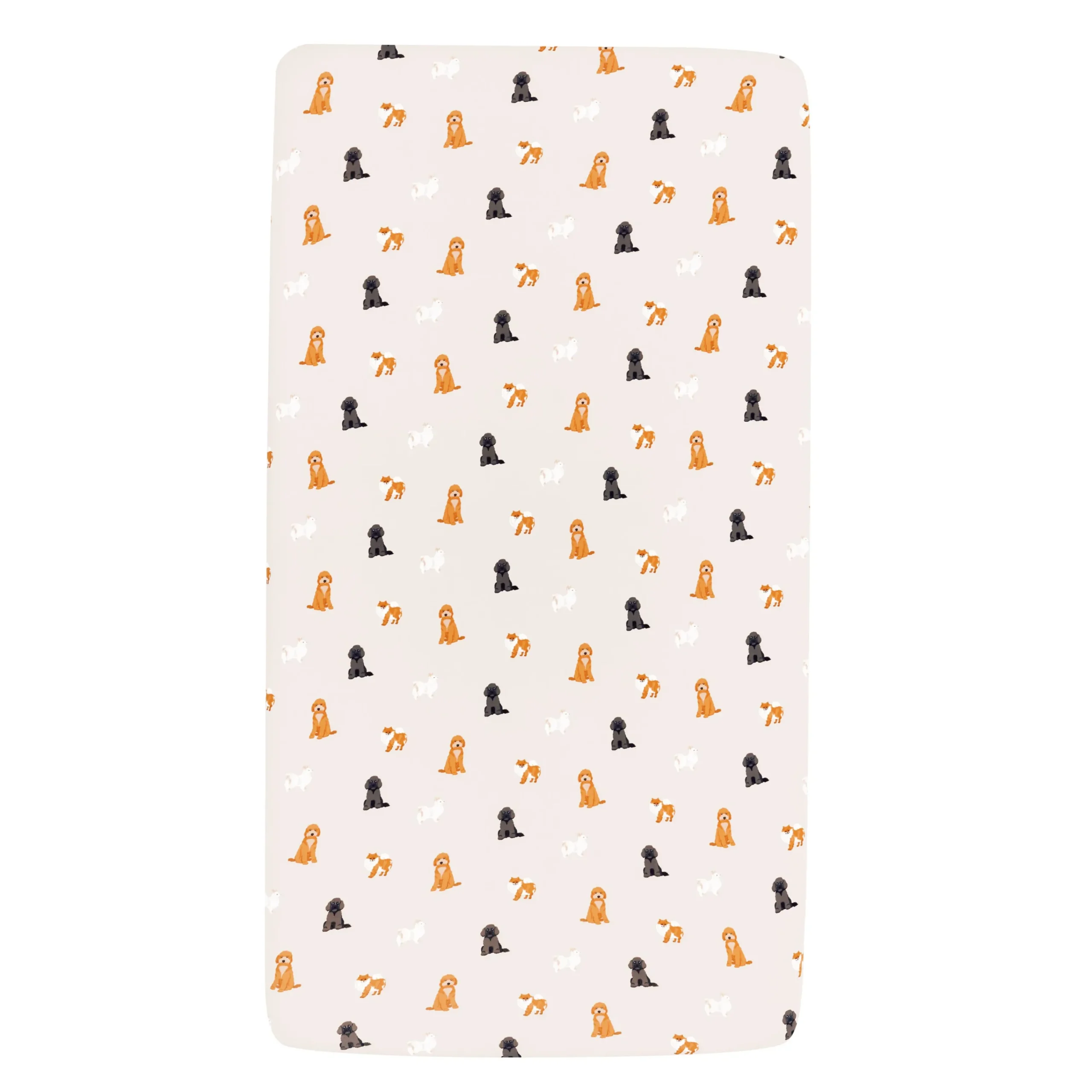 Kyte Baby Twin Sheet in Fluffy Dog Outlet