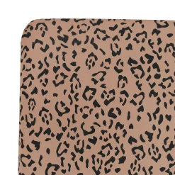Kyte Baby Twin Sheet in Latte Leopard Hot