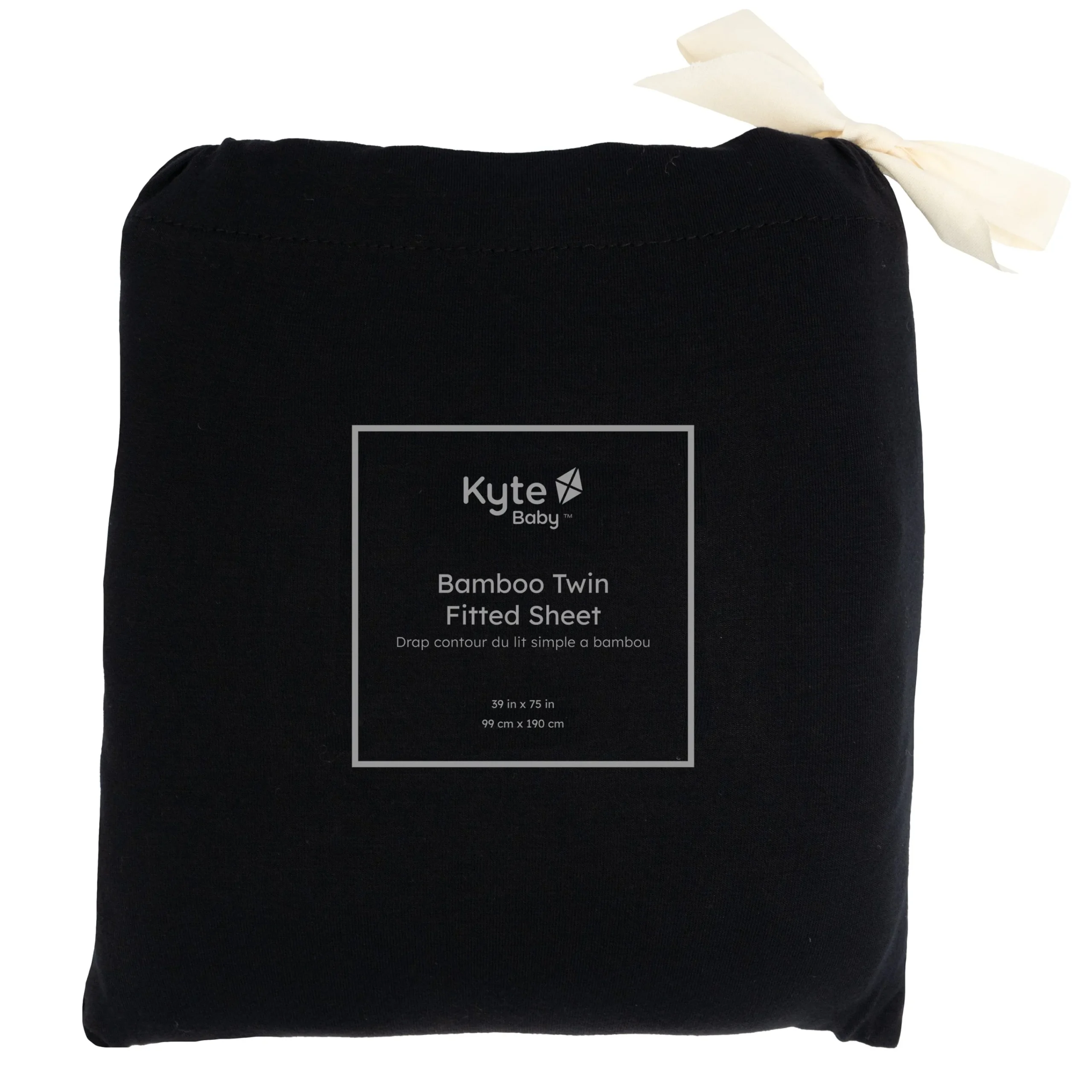 Kyte Baby Twin Sheet in Midnight Clearance